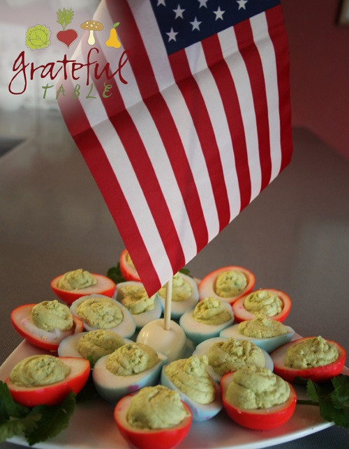 4Th Of July Deviled Eggs
 Fourth of July Paleo Style Awesome Deviled Eggs
