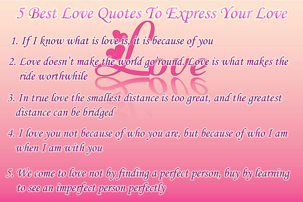 A Quote About Love
 Miracle Love Best Love Quotes
