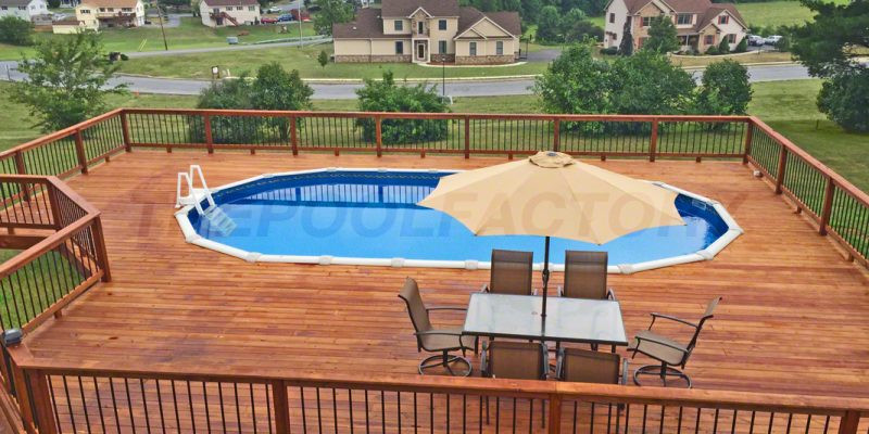 Above Ground Pool Deck Ideas
 Pool Deck Ideas Full Deck The Pool Factory