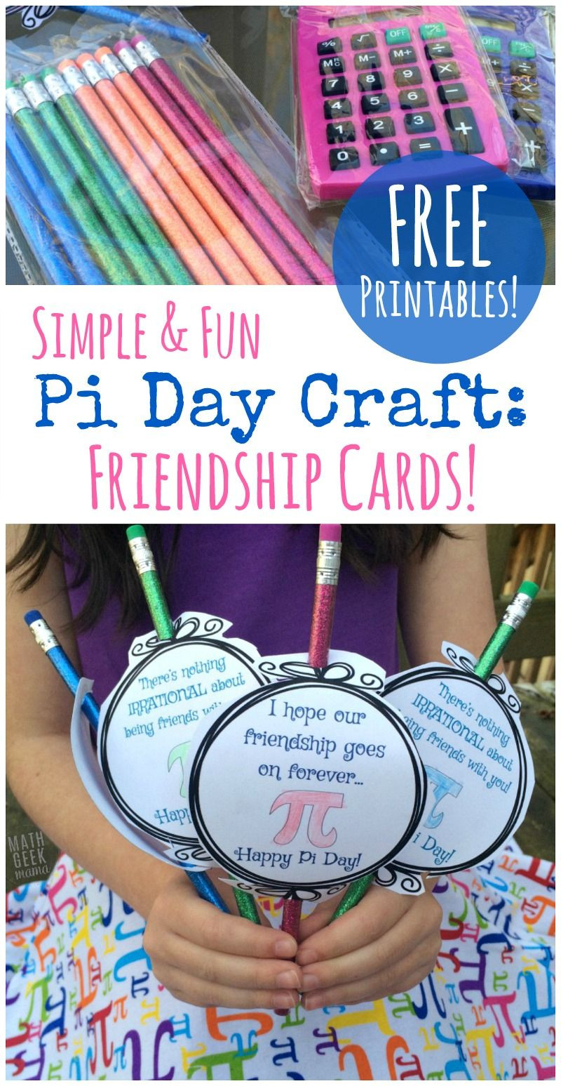 Activities Done On Pi Day
 Pi lentines Sweet Pi Day Craft for All Ages