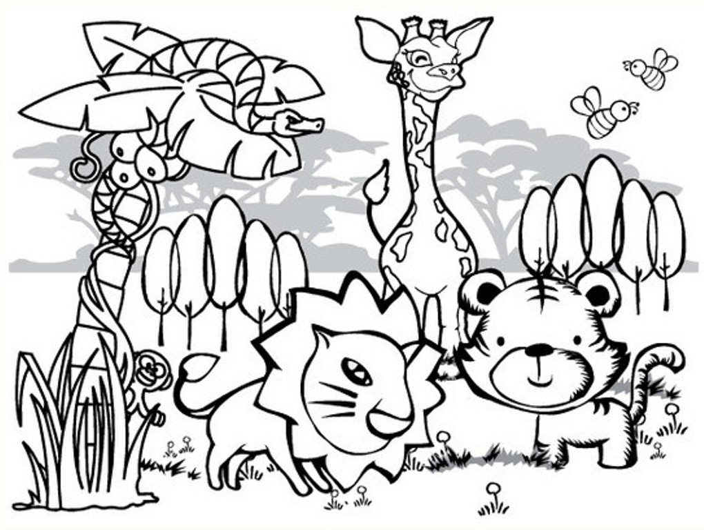 Animals Printable Coloring Pages
 Animal Coloring Pages Bestofcoloring