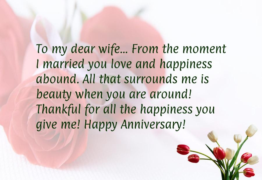 Anniversary Quotes For Wife
 Happy Anniversary Quotes For Wife QuotesGram