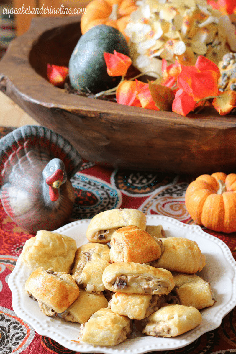 Appetizers With Crescent Rolls
 Mushroom and Cream Cheese Crescent Roll Appetizers