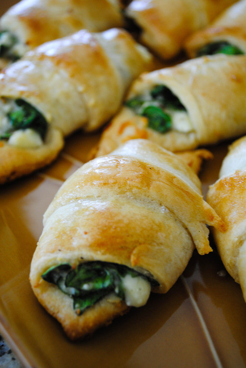 Appetizers With Crescent Rolls
 Cheesy Spinach Crescent RollsWhat2Cook