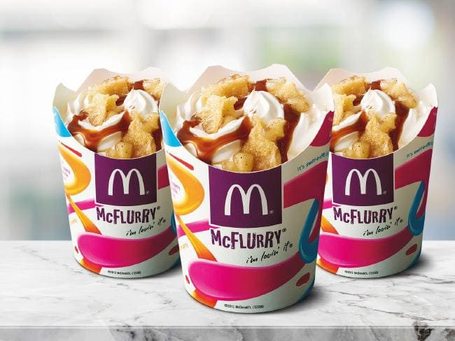 Apple Pie Mcflurry
 Apple Pie McFlurry McDonald’s launches new menu item