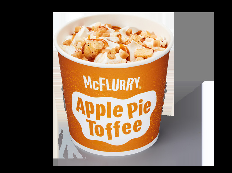 Apple Pie Mcflurry
 MCFLURRY APPLE PIE TOFFEE