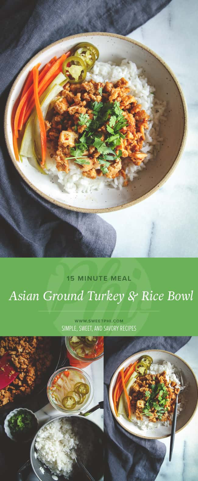 Asian Ground Turkey Recipes
 Asian Ground Turkey and Rice Bowls Recipe Sweetphi