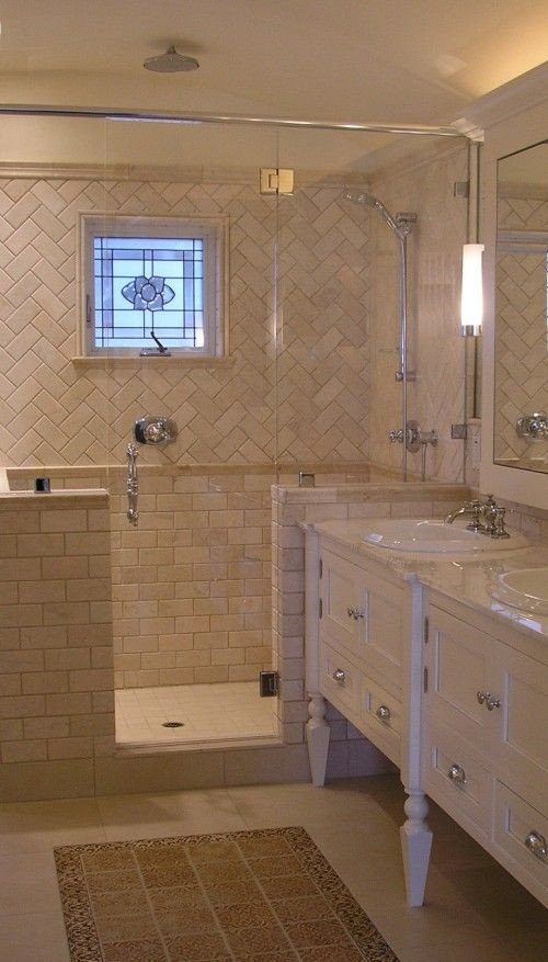 Average Master Bathroom Size
 Perfect for the average size bath where no tub is needed