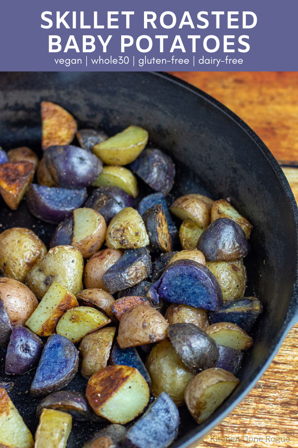 Baby Potatoes Recipes Stove Top
 Skillet Roasted Baby Potatoes Kitchen Gone Rogue