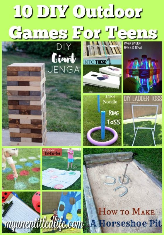 Backyard Party Ideas For Teens
 10 DIY Outdoor Games For Teens