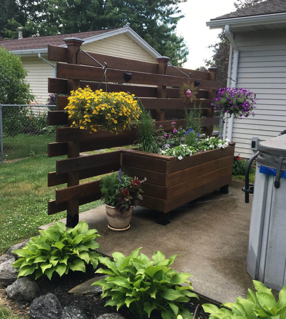 Backyard Planter Ideas
 How to Build a Raised Wooden Planter Box Easy DIY Flower