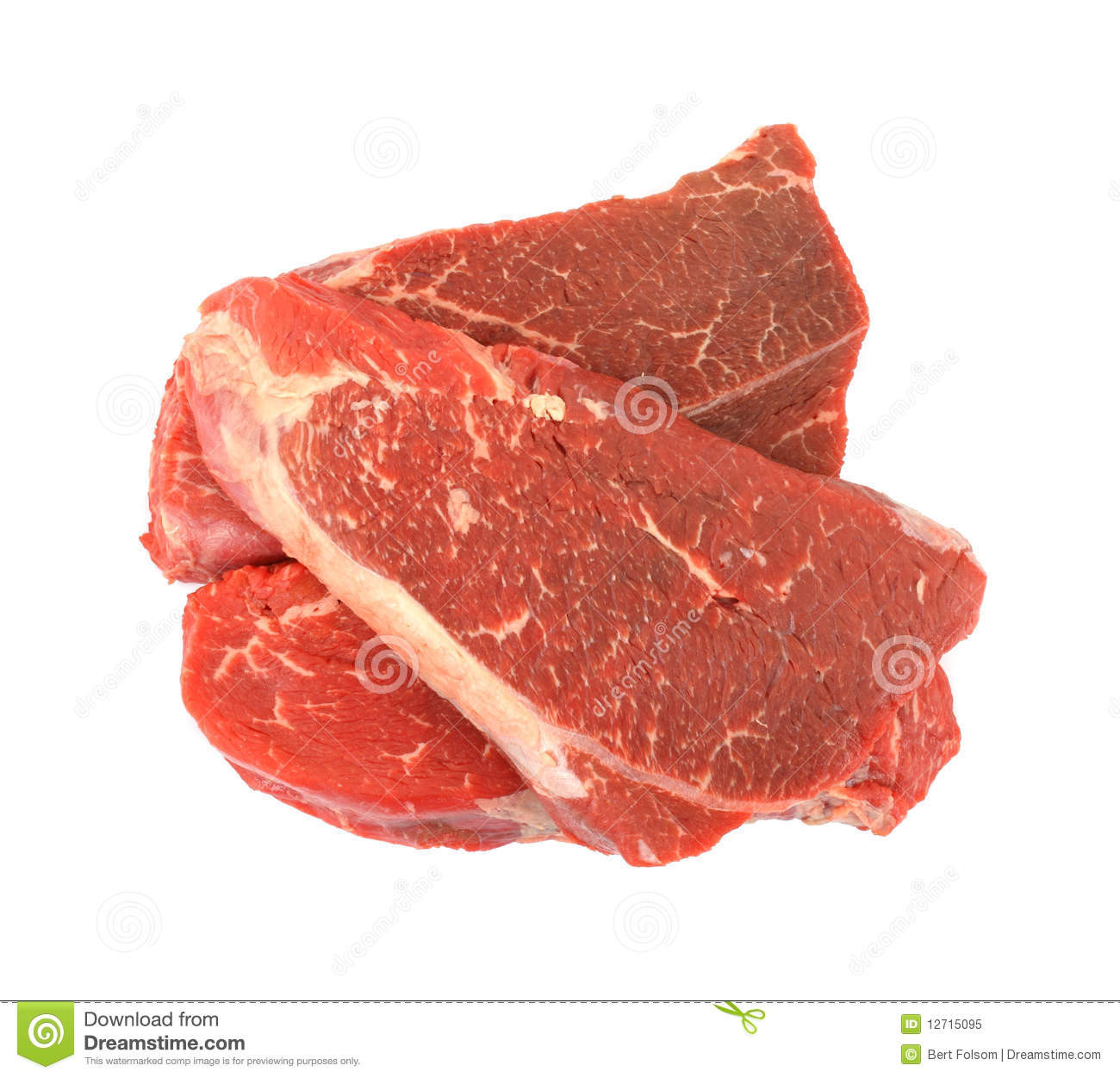 Beef Chuck Shoulder Steak
 Chuck shoulder steaks stock image Image of white