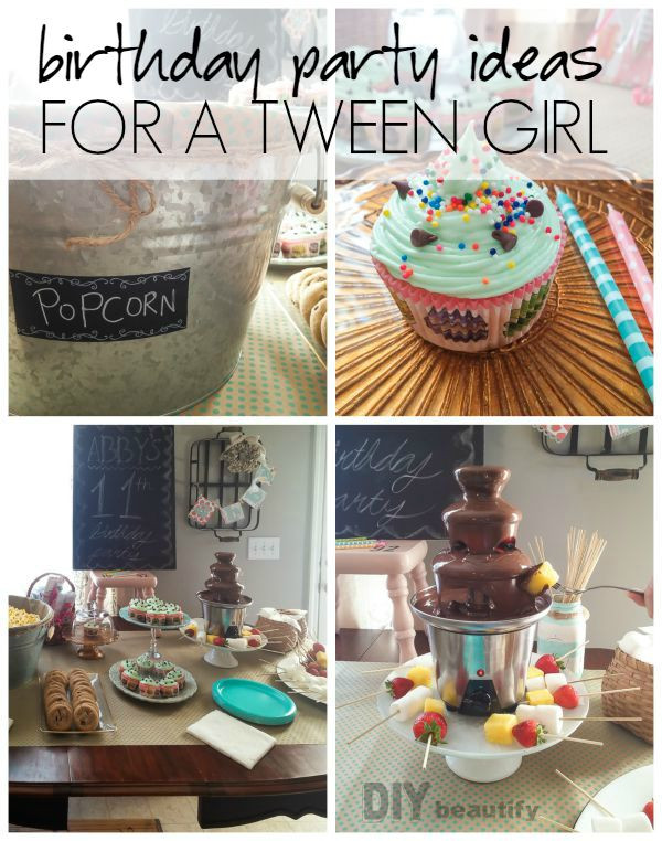 Birthday Party Ideas Teenage Girl
 Birthday Party Ideas for a Tween Girl