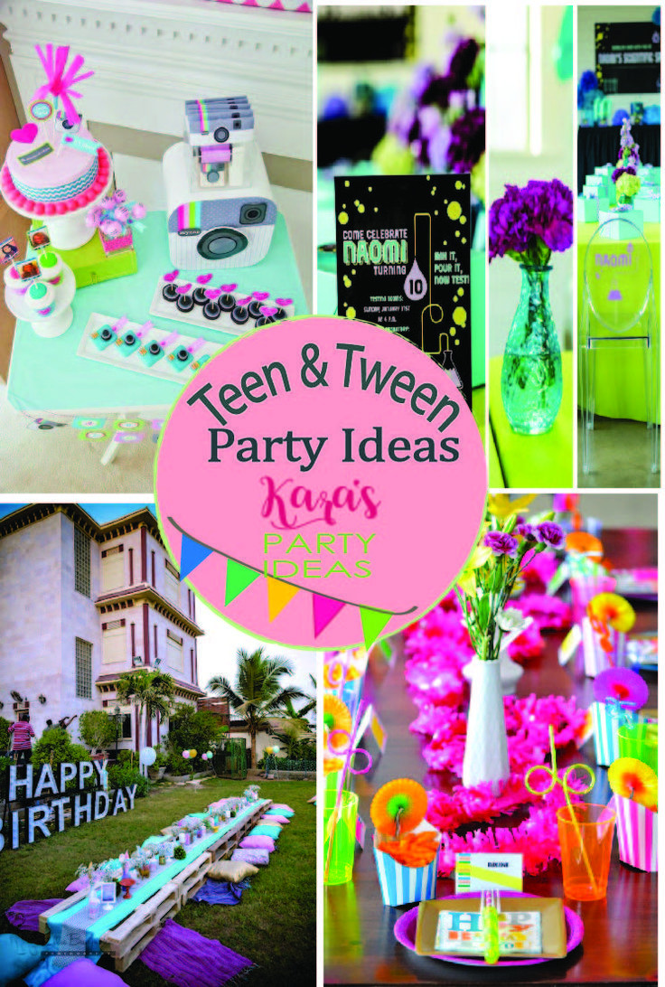 Birthday Party Ideas Teenage Girl
 Hundreds of Teen Tween Party Ideas at Kara s Party Ideas