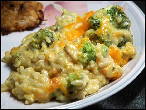 Broccoli Rice Cheese Casserole
 Velveeta Broccoli Rice Casserole
