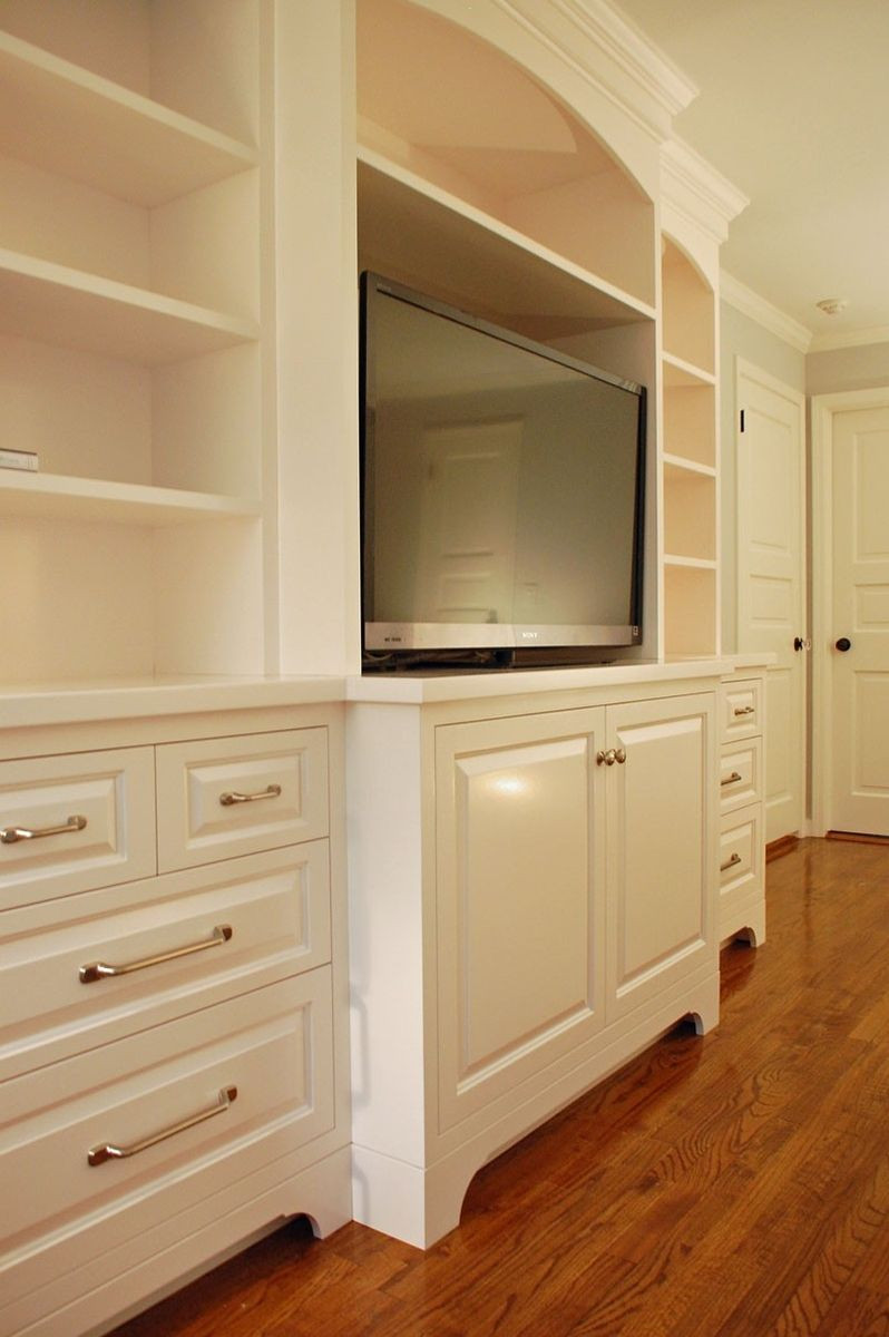 Built In Bedroom Cabinetry
 Custom Made Colonial Bedroom Entertainment Center by John
