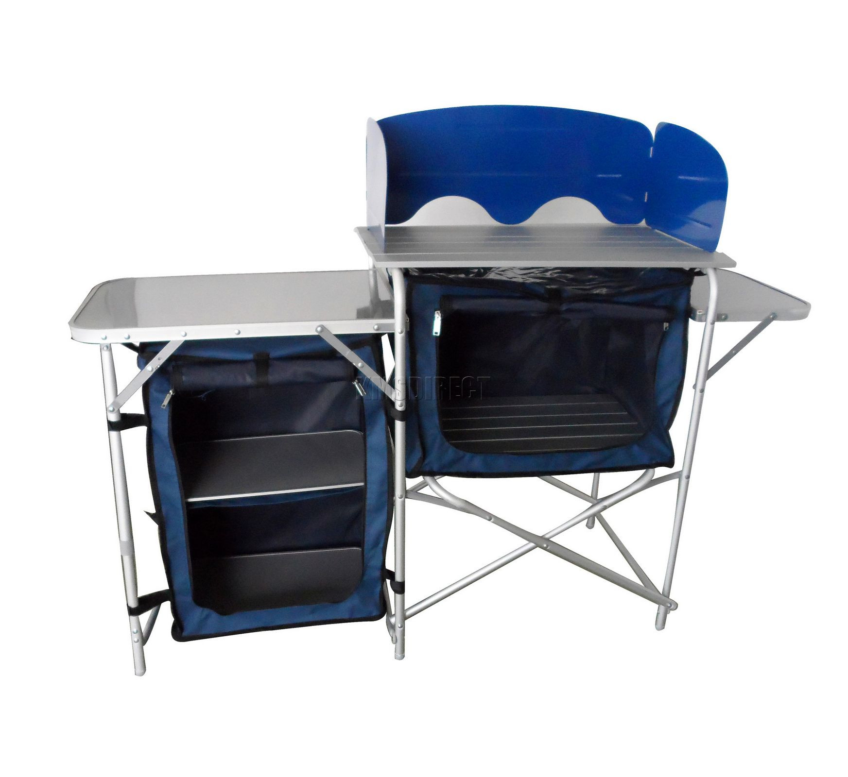Camping Kitchen Storage
 Outdoor Folding Camping Kitchen Table Stand 3 Rooms