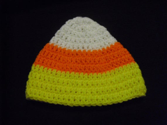 Candy Corn Colors
 Candy Corn Baby Hat Sweet & Bright Colors Ready for Halloween