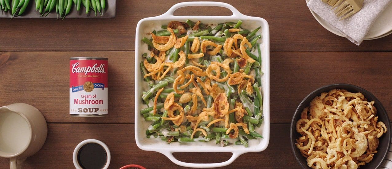 Canned Green Bean Casserole
 Woman Who Invented The Green Bean Casserole Has Died