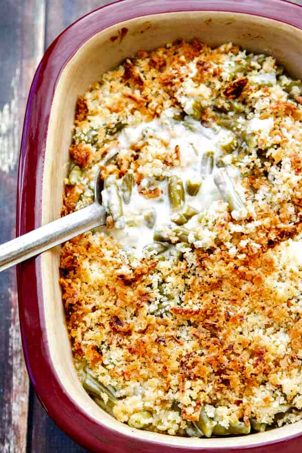 Canned Green Bean Casserole
 Easy Green Bean Casserole with Blue Cheese • The Wicked Noodle