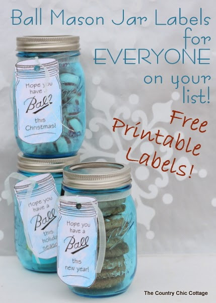 Canning Gift Ideas Holidays
 Ball Mason Jar Labels for Gifts The Country Chic Cottage