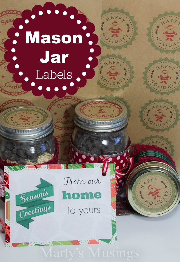 Canning Gift Ideas Holidays
 Christmas Mason Jar Gifts Free Printables