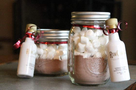 Canning Gift Ideas Holidays
 Rum Chata hot chocolate mix in a jar Christmas t idea