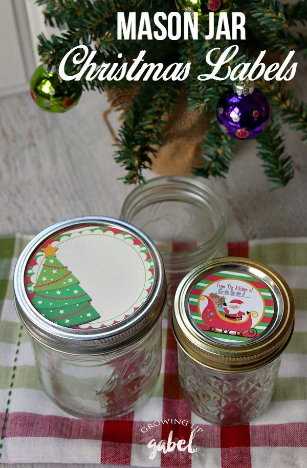 Canning Gift Ideas Holidays
 Free printable mason jar lid labels for Christmas help