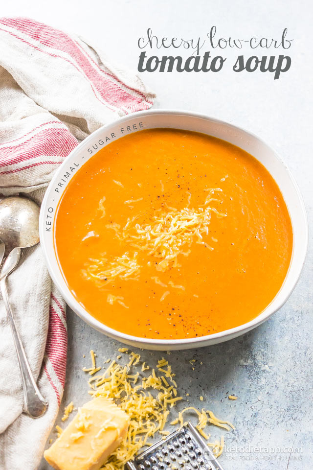Carbs In Tomato Soup
 Cheesy Low Carb Tomato Soup