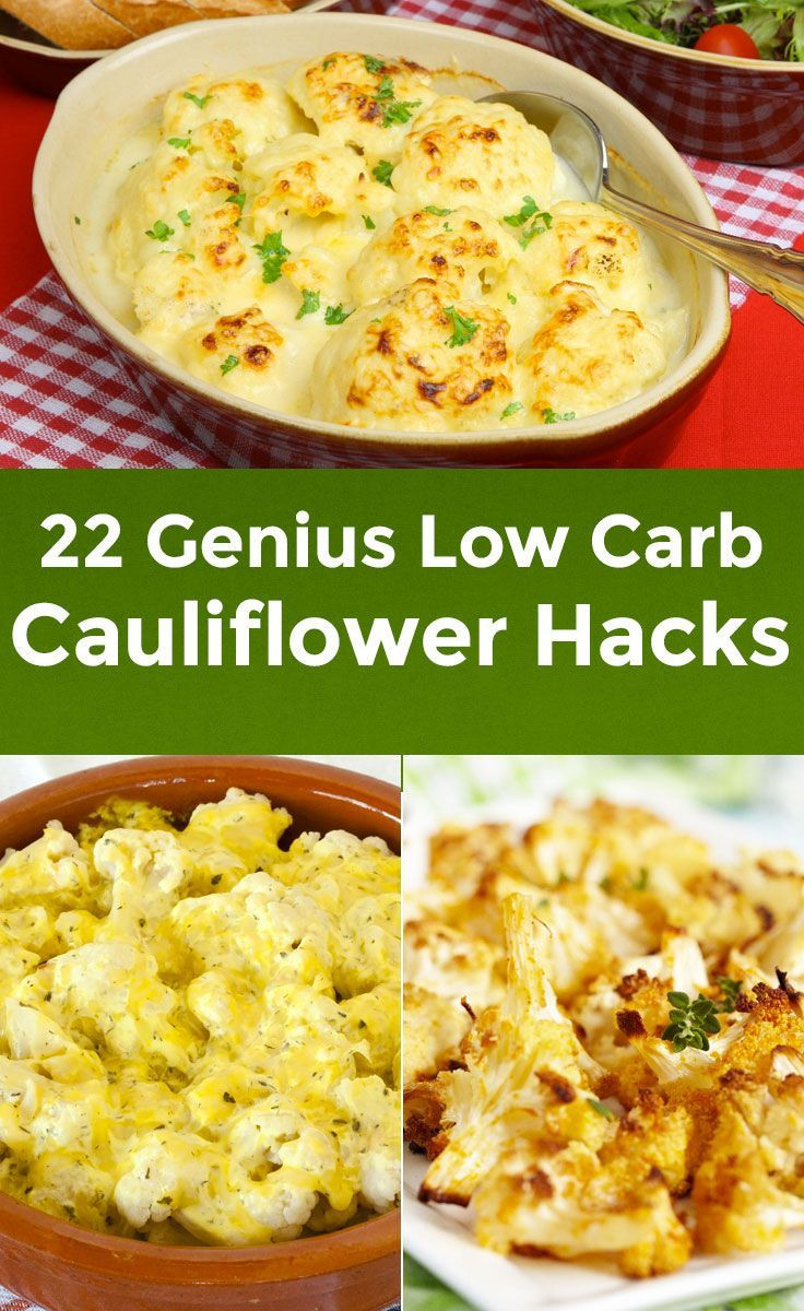 Cauliflower Recipes Low Carb
 22 Genius Low Carb Cauliflower Hacks