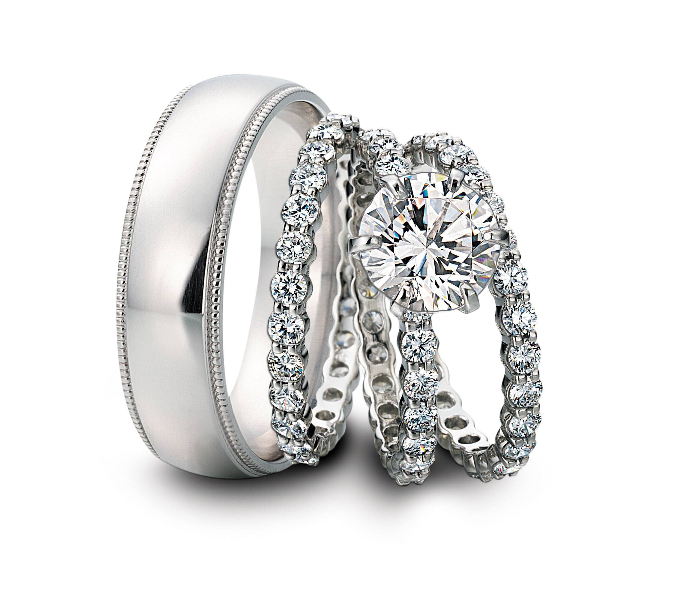 Cheap Matching Wedding Bands
 15 Best Collection of Cheap Wedding Bands For Her