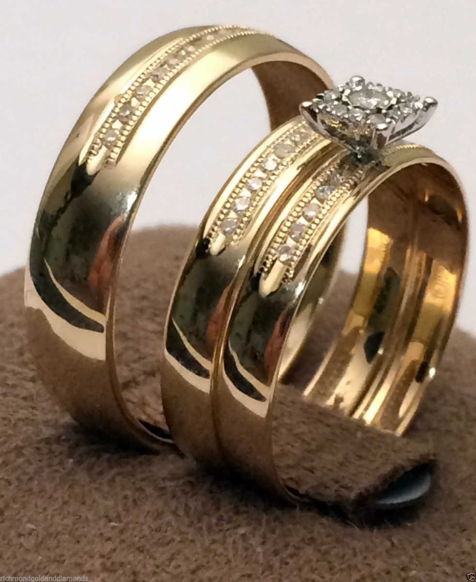 Cheap Wedding Ring Sets For Her
 Wonderful cheap wedding rings his and hers with Picture