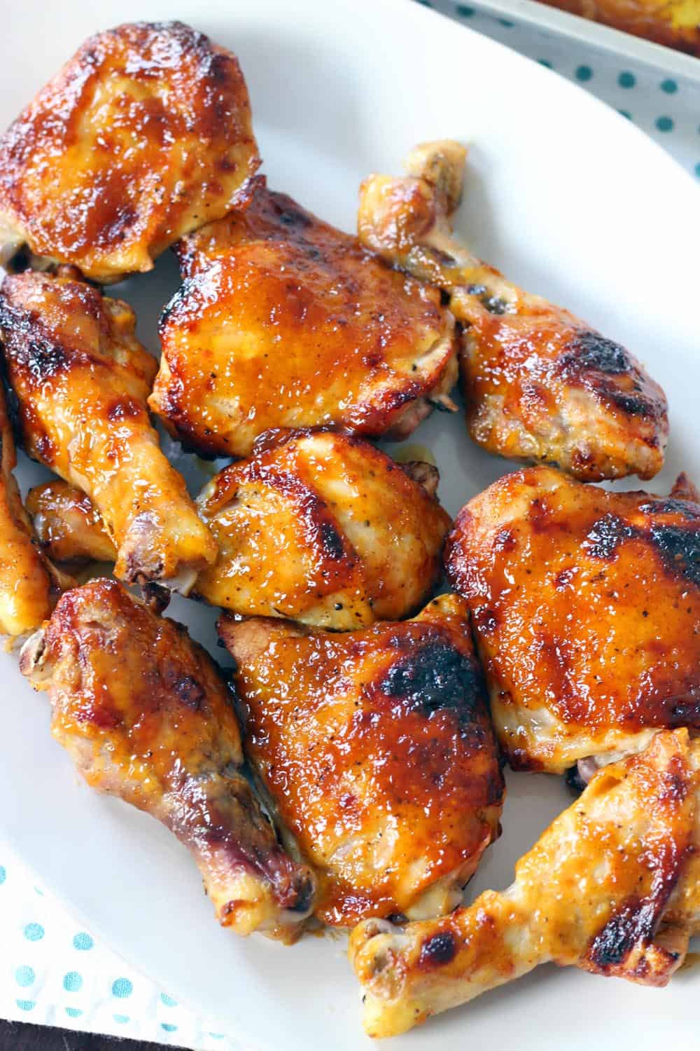 Chicken Baked Recipe
 Two Ingre nt Crispy Oven Baked BBQ Chicken