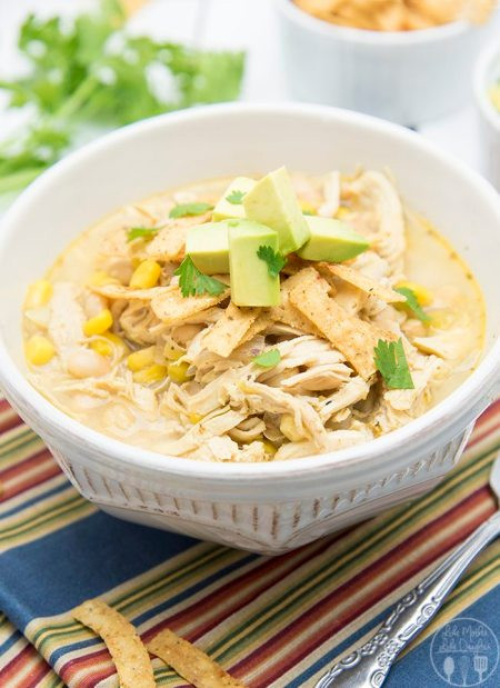 Chicken Chili Soup
 Slow Cooker Chicken Enchilada Soup – Like Mother Like