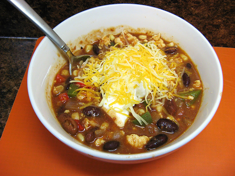 Chicken Chili Soup
 The Well Fed Newlyweds Chicken Chili Taco Soup
