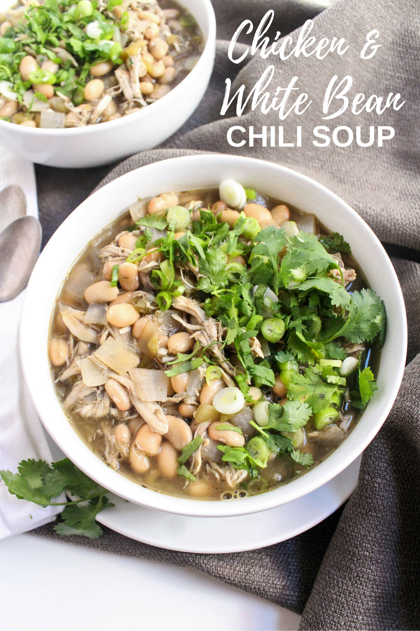 Chicken Chili Soup
 Chicken & White Bean Chili Soup Recipe