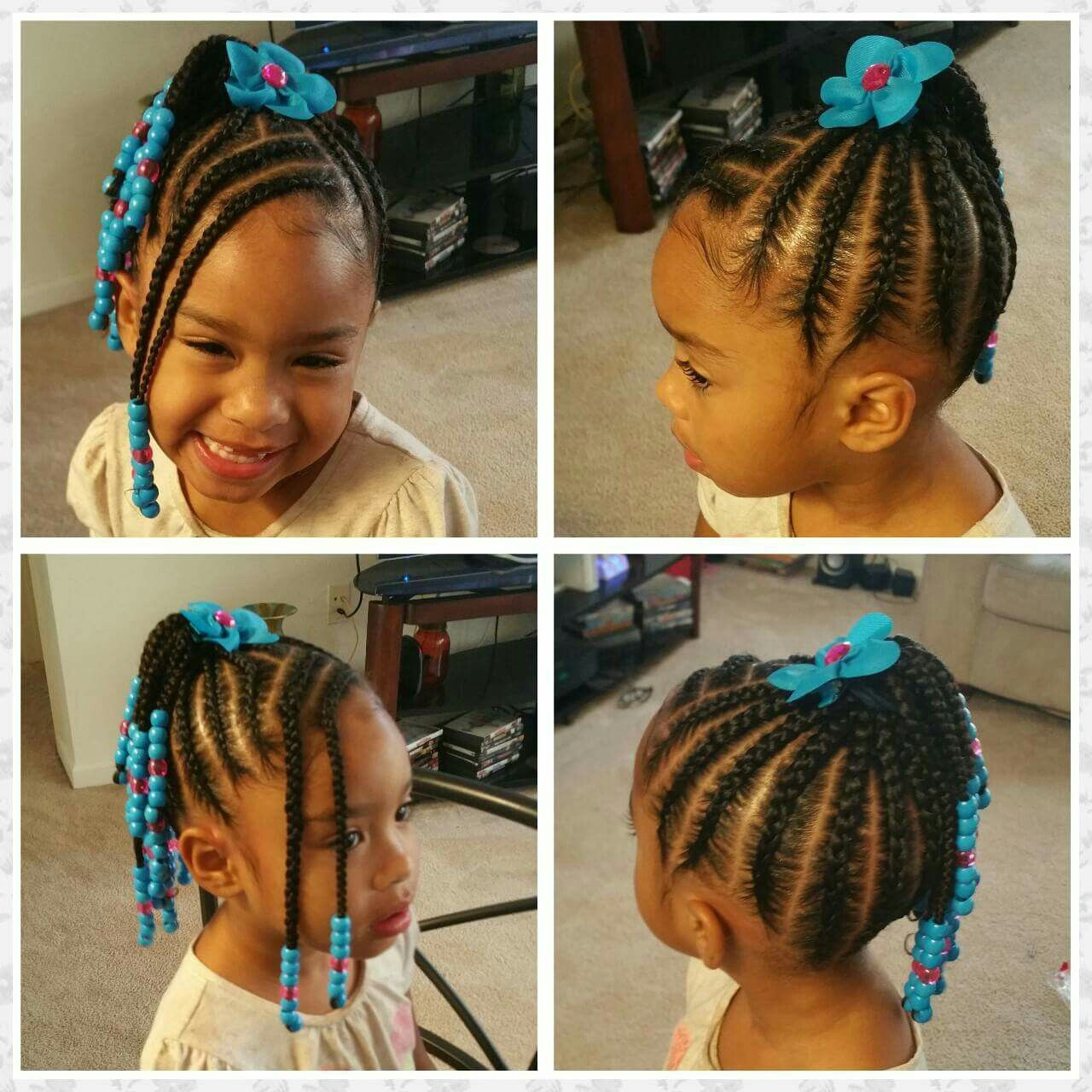 Children Hair Braids
 Beautiful braided childs hair style with braided bangs