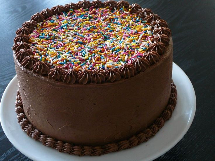 Chocolate Birthday Cake Recipes
 Dark Moist Rich Chocolate Cake with Chocolate Frosting
