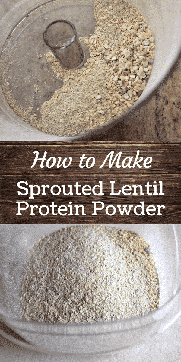 Clean Eating Protein Powder
 Homemade Sprouted Lentil Protein Powder Vegan Dehydrated
