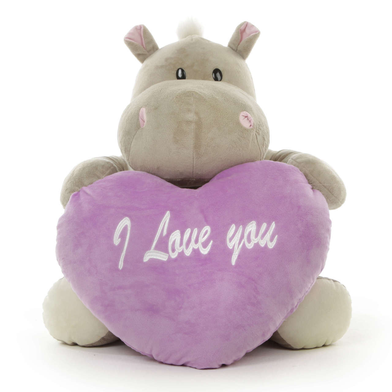 Clever Valentines Day Gifts
 Sweetheart Plush Hippo With Heart 29 Inch Unique