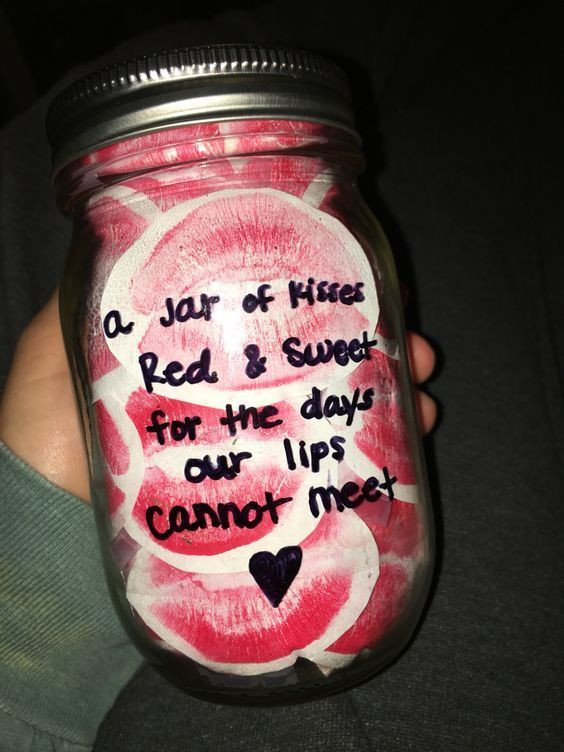 Clever Valentines Day Gifts
 Jar of Kisses