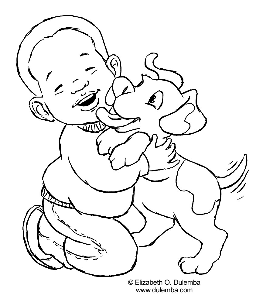 Coloring Book For Boys
 baby boy coloring page