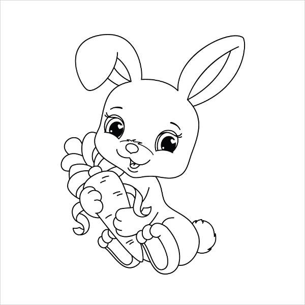 Coloring Pages Of Baby Bunnies
 9 Bunny Coloring Pages