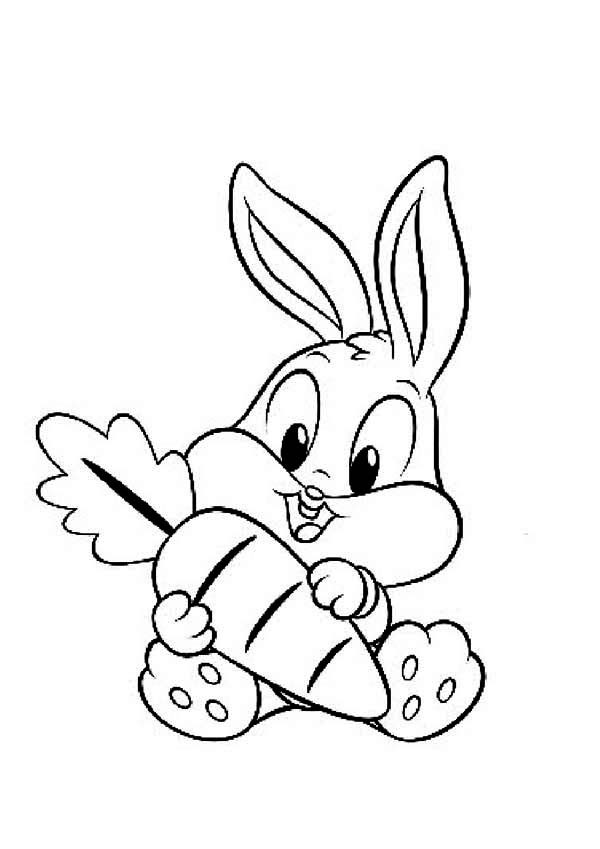 Coloring Pages Of Baby Bunnies
 Baby Bugs Bunny Coloring Pages 9601 Bestofcoloring