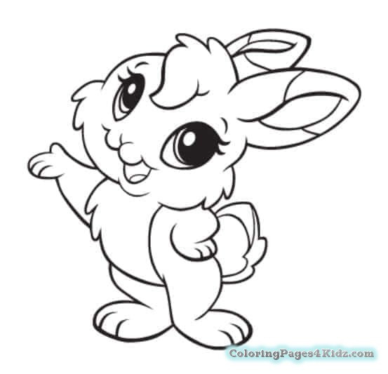 Coloring Pages Of Baby Bunnies
 Cute Realistic Baby Bunnies Coloring Pages
