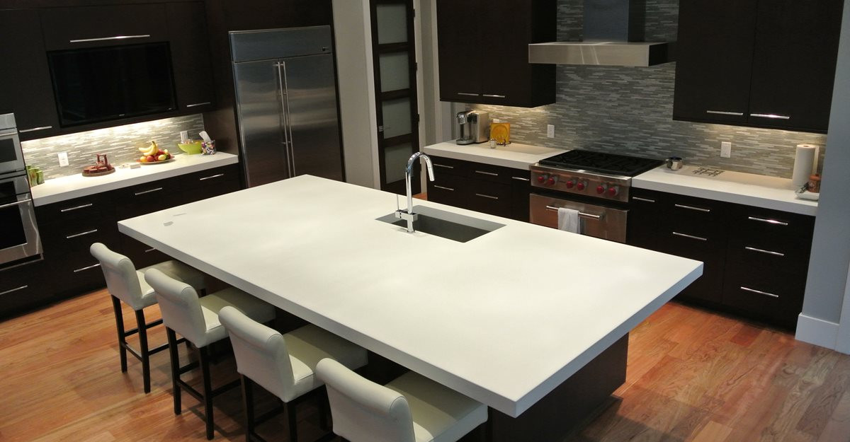 Concrete Kitchen Countertops Cost
 Concrete Countertops s How to and Cost The