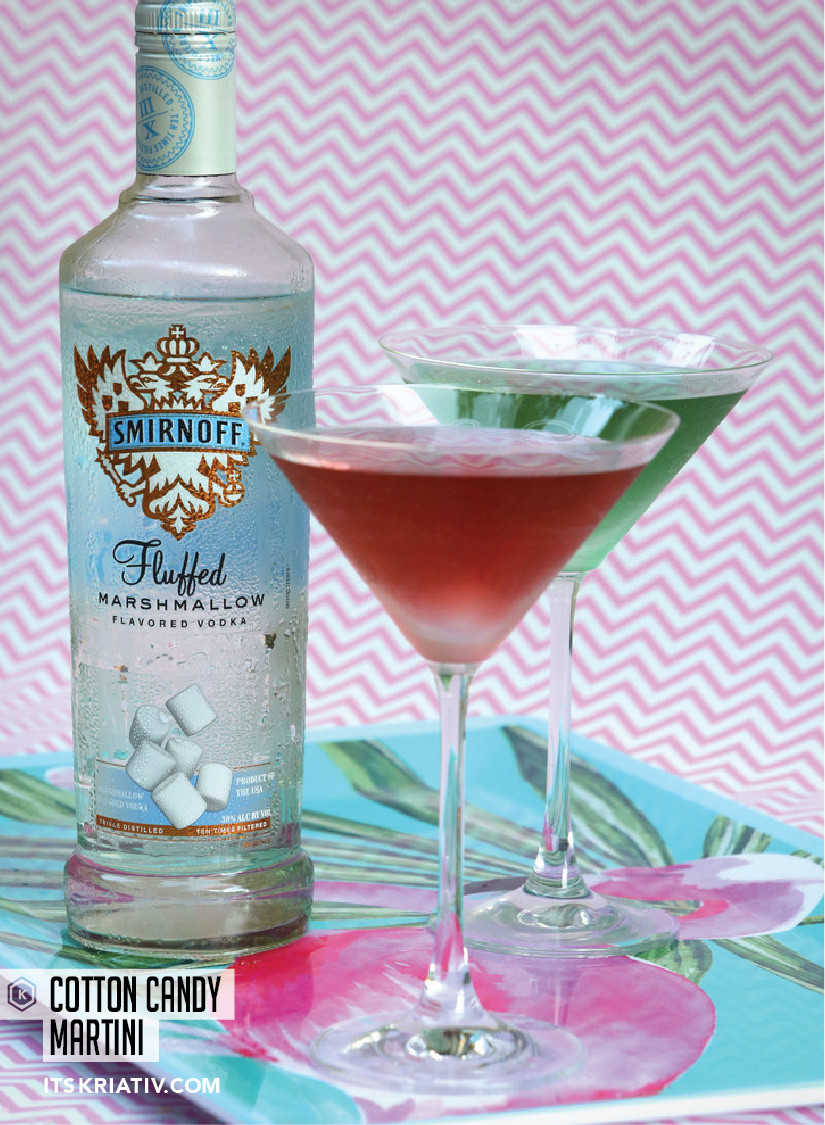 Cotton Candy Vodka Drinks
 Cotton Candy Martini — IT S KRIATIV
