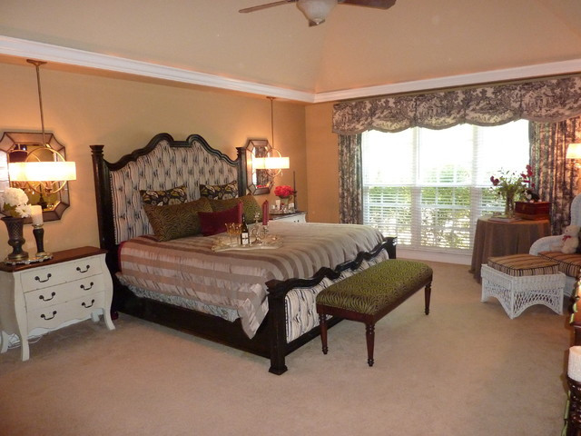 Country Master Bedroom
 Elegant Country French Master Bedroom Traditional