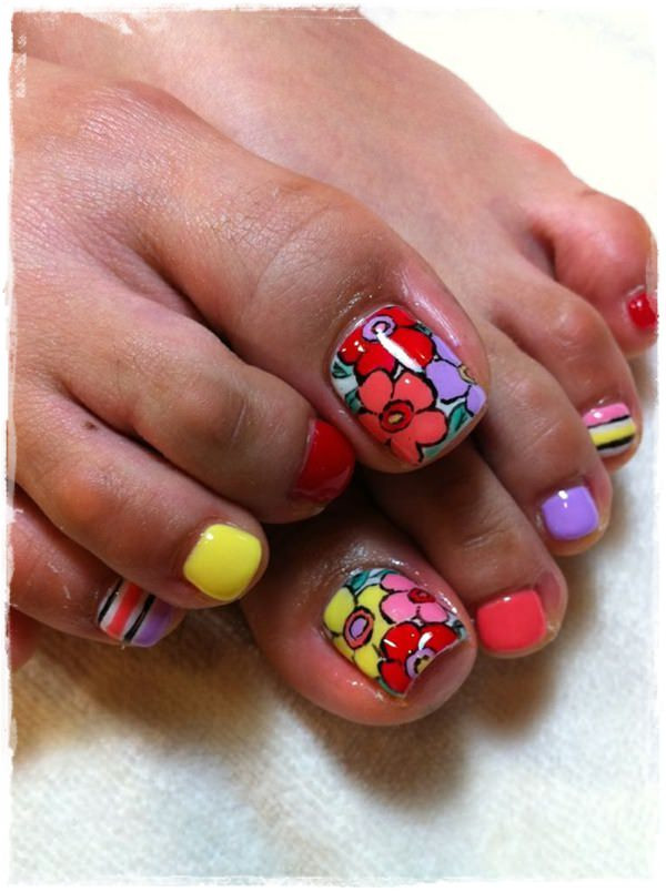 Cute Nail Ideas For Summer
 45 Childishly Easy Toe Nail Designs 2015