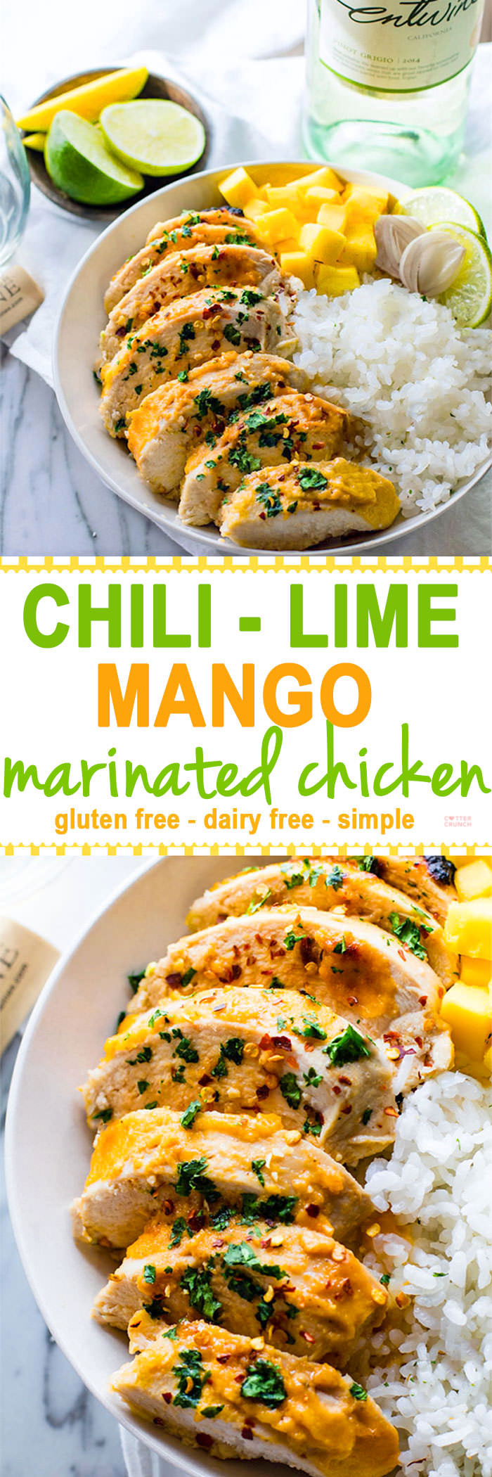 Dairy Free Chicken Recipes
 Healthy Chili Lime Mango Marinated Chicken Bowls Gluten Free